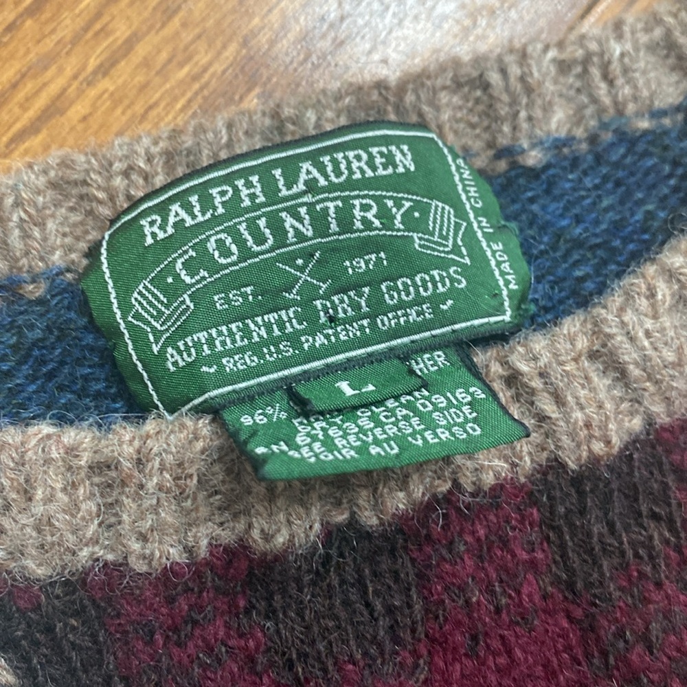 Ralph Lauren Vintage Rare sweater flawless - Picture 2 of 6